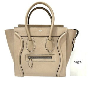 Celine Luggage Micro Handbag Dune